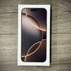Apple iPhone 16 Pro Max Desert Titanium 512GB - BRAND NEW / SEALED