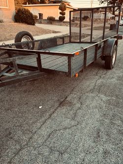 Trailer 12ft X 6.5 single axel utility trailer