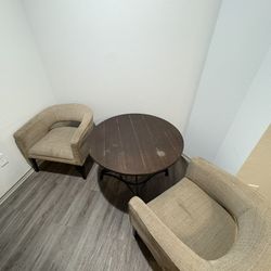 Dining room table and chairs