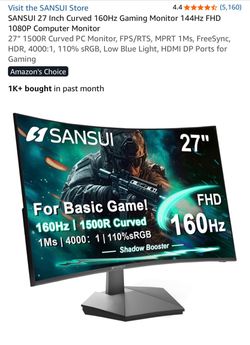 Sansui Curved Monitor
