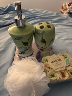 Bathroom Soap Dispenser and Toothbrush Holder