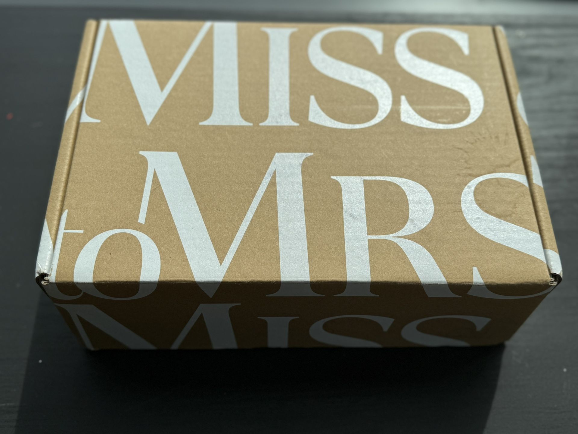 MISS TO MRS BRIDAL BOX (never used)