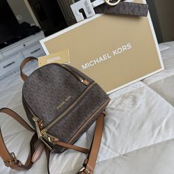 MK mini backpack & matching belt