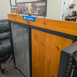 $50 / OBO. Wood and Metal Garment Display 