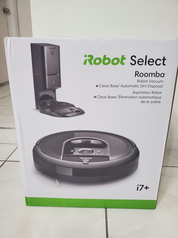 Irobot Select /7+ Robot Vacuum + Clean Base 