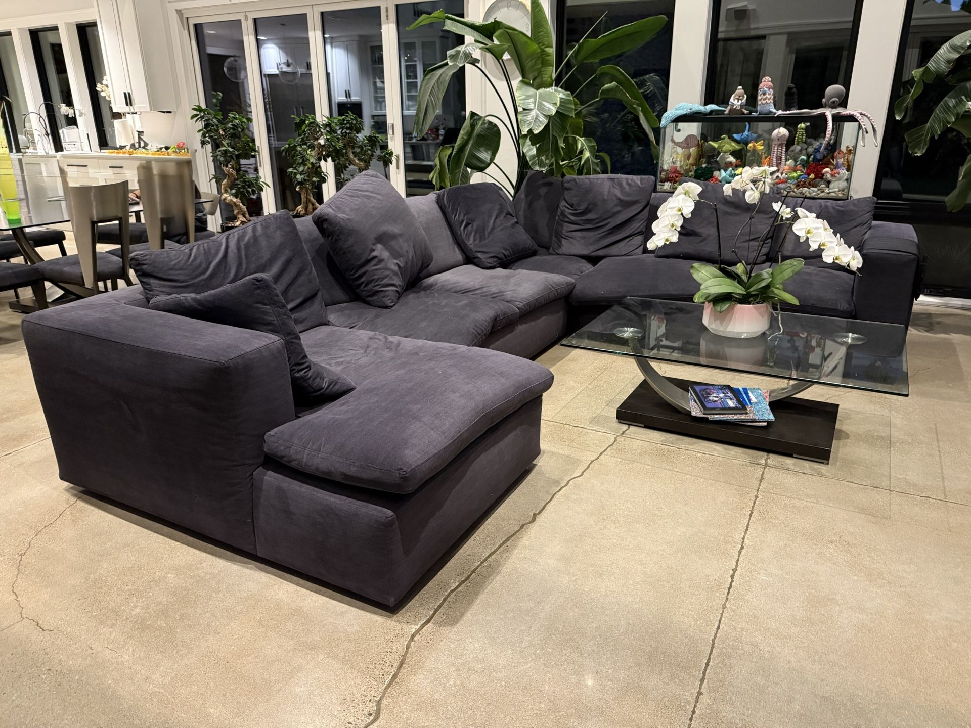 Custom Built Cloud Style Sofa- Very Good Condition