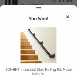 SDNBHT Industrial  Stair  Railing  Kit  Metal  Handrail 