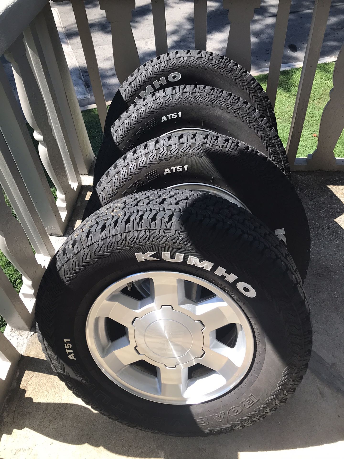 GMC/Chevy rims and tires