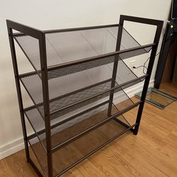 Metal shoe rack