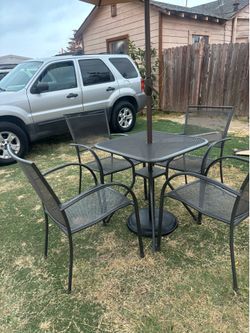 Table set outdoor