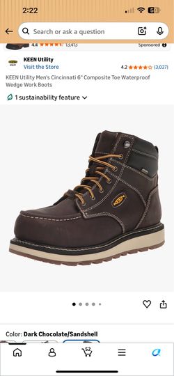 Keen Mac toe work boots NEW!!