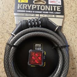 KRYPTONITE Combo Cable & R150  Tail Light