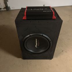 12” PIONEER CHAMPION SERIES SUB/AMPLIFIER COMBO 2000 WATTS!