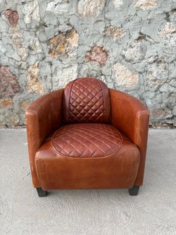 Genuine leather chair