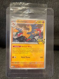 Archeops 051/086 Pokemon Fossil museum promo card