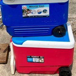 Igloo 38 Qt Rolling Cooler (2 Available) 