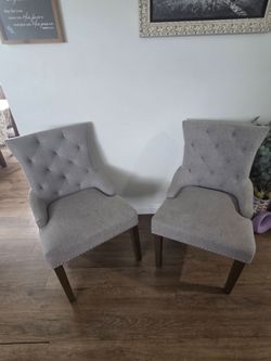 Grey chairs