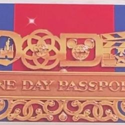 Disneyland Passport Ticket $160