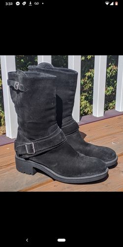 ASH brand, suede engineer boots size. 39 (us 8.5)