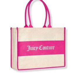 Juicy Couture Canvas Large Tote Bag 