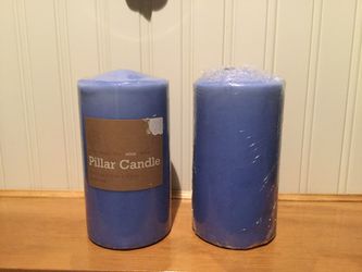 (2) NEW 3" by 6" Pillar Candles