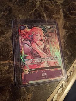 One Piece Nami Parallel Alt Art PRB02-012 The Best Vol.2 Trading Card Chinese