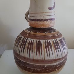 Botellón  De  Clay  Barro  From Mexico 