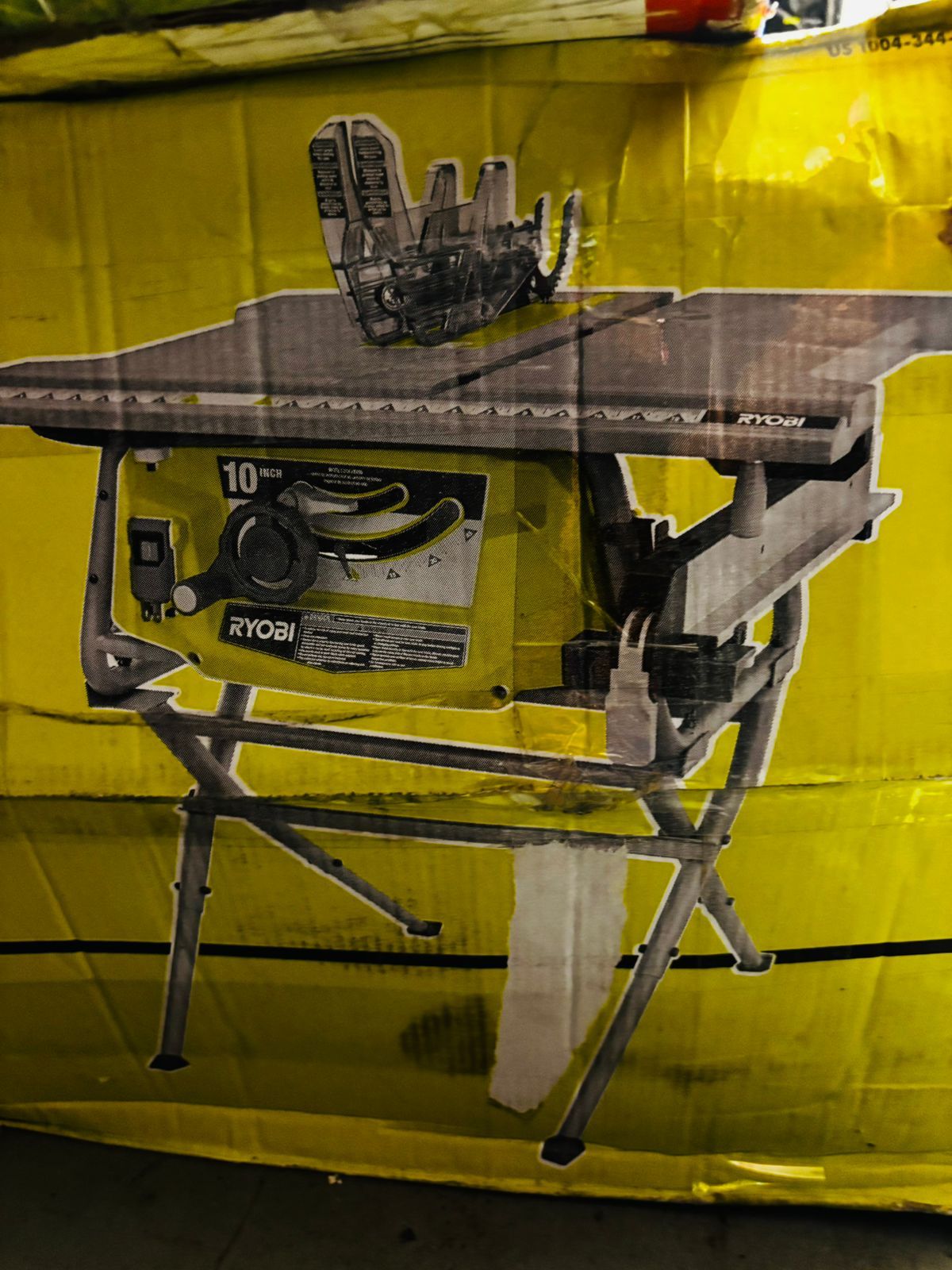 RYOBI CORDED 10"IN TABLE SAW WITH STAND