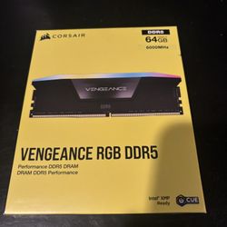 Corsair Vengeance RGB DDR5 RAM 64GB (2x32gb)