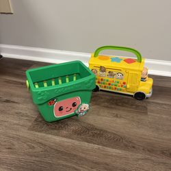  CoComelon Musical Learning Bus. &CoComelon Basket. 