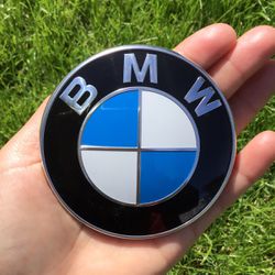 Genuine OEM BMW Emblem Roundel Badge Symbol Logo Germany BOSCH Auto Parts Accessories BMW 82mm Front Hood Rear Trunk Lid Emblem 