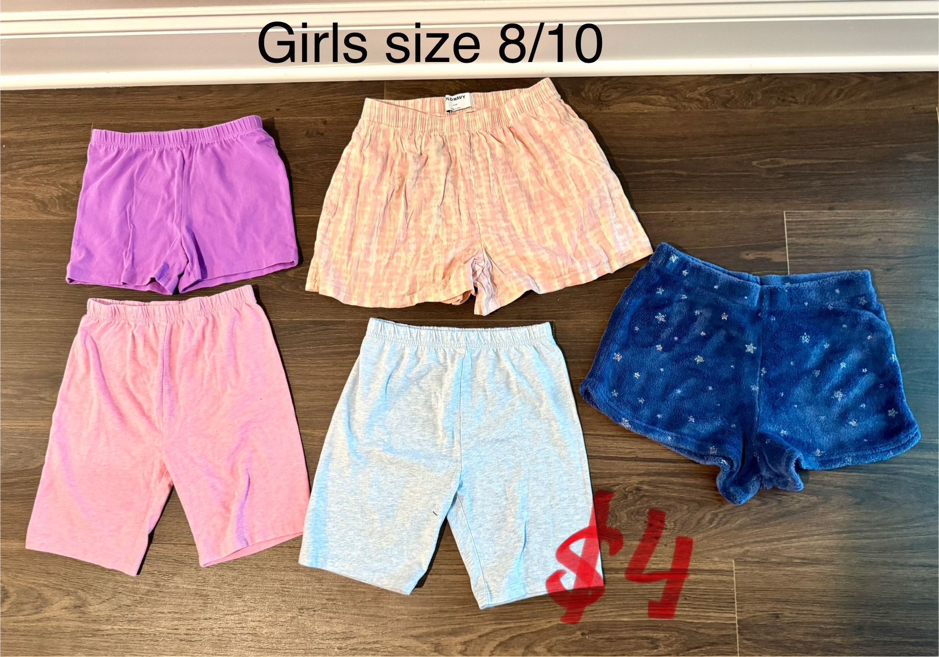 Girls Shorts Size 8-10
