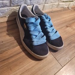 Blue Suede Pumas 