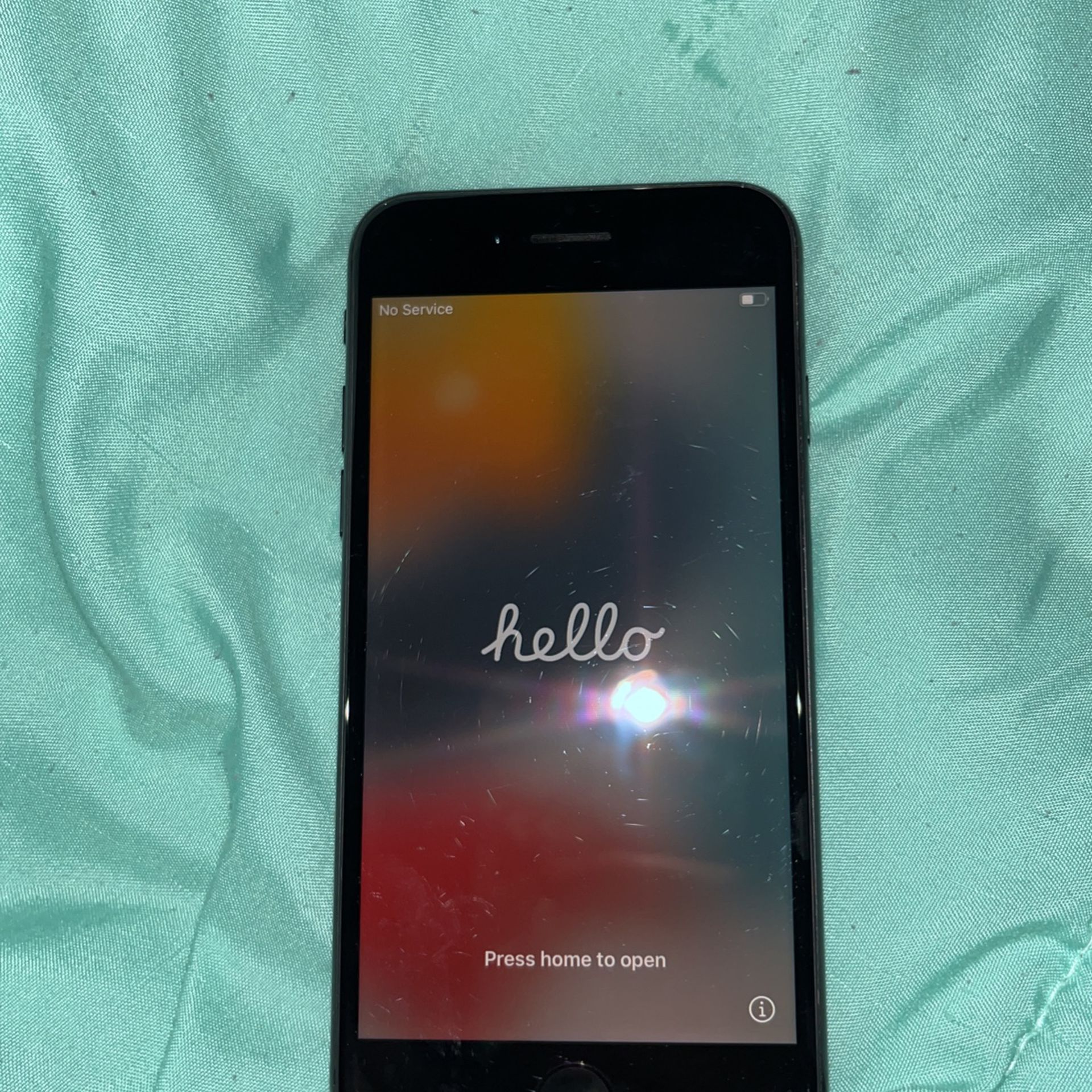 Black iPhone SE Locked Sim 