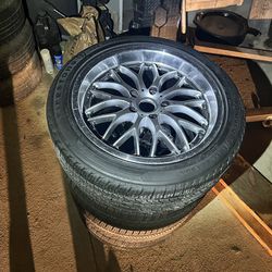 5x120 Wheels and tires 18”