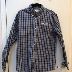 SeaHawks Plaid Shirt With Button Down Collar, Long Sleeves 