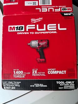 Milwaukee M18 FUEL 1/2" High Torque Impact Wrench 2767-20
