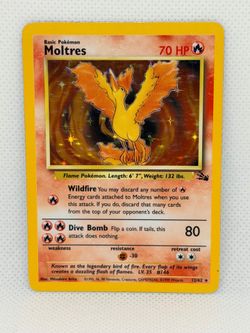 Moltres Fossil 12/62 Pokemon