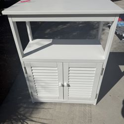 White Bathroom Cabinet 
