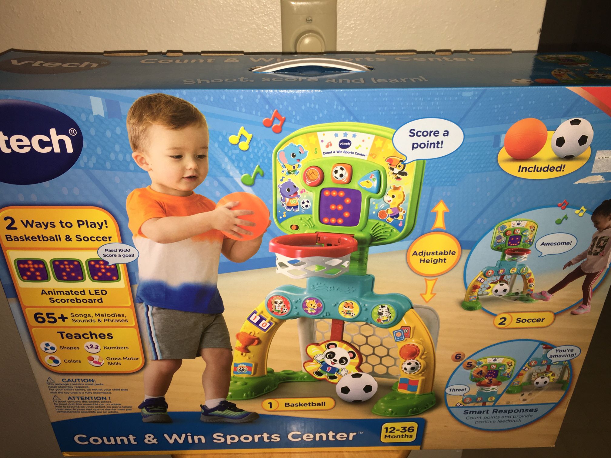 VTech Count & Win Sports Center Brand New Sealed Box 