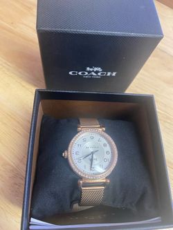 Coach watch and bracelet