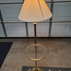 Vintage Brass Plated Floor Lamp 