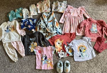 Bluey and Bingo Toddler Clothing Bundle 