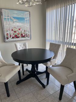 Table and chairs