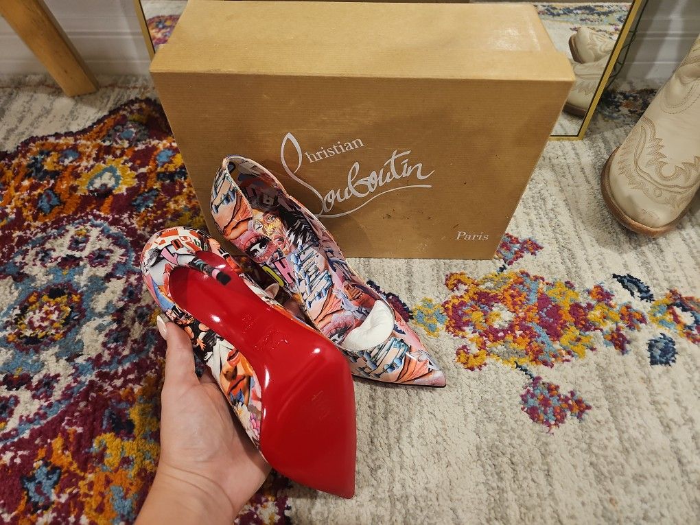 Christian Louboutin,Multi Color,Size 38 (8)
