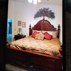 Cherry Wood Bedroom Set