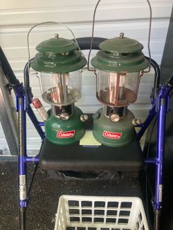 (2) Colman lantern