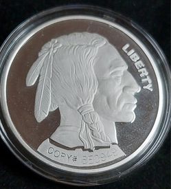 2001 Buffalo Tribute - .999 Fine Silver-Plated (Serialized)