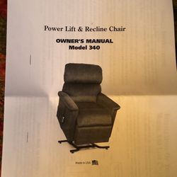 Power Lift Recliner Chair
