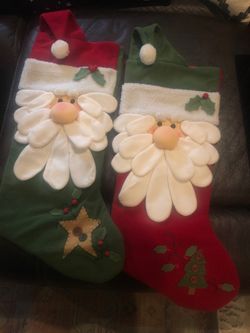 Christmas Santa stockings